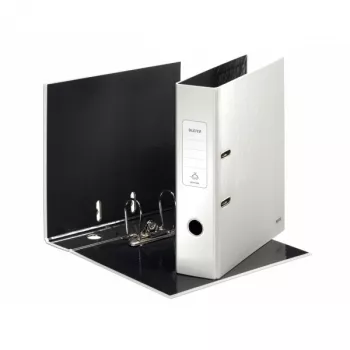 Leitz arhivska mapa 180° WOW POB/plastificiran A4/80 mm, A4, karton, bel, 600 listov, 8 cm, 80 mm