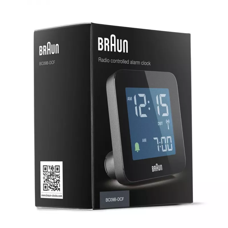 Braun BC09-DCF digitalna budilka črna