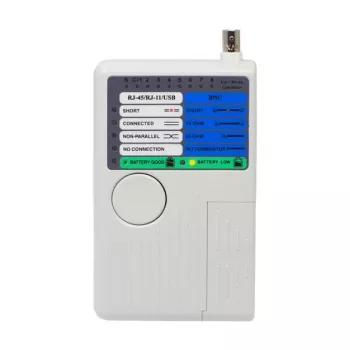 Alcasa GC-N0097 tester omrežnih kablov UTP/STP tester kablov siv (GC-N0097)