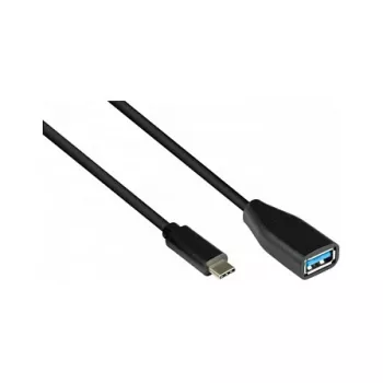 Good Connections 2811-OTG - 0,1 m - USB C - USB A - USB 3.2 Gen 1 (3.1 Gen 1) - 5000 Mbit/s - črn