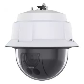 IP PTZ dome kamera AXIS Q6086-E — stropna montaža na prostem, 2688×1512, 32-kratni optični, 12-kratni digitalni, 6,64–225,5 mm