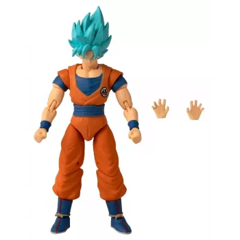 Akcijska figura Bandai Dragon Stars Super Saiyan Blue Goku V2 — zbirateljska figura, ki jo je mogoče postaviti v poze