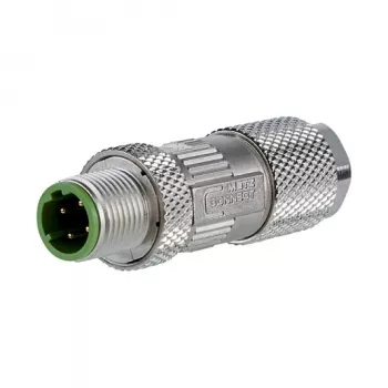 METZ CONNECT vtič M12 D-kodiran IP67 Cat. 5 za terensko montažo ravni