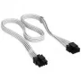 Corsair kabel, Type 4, EPS/ATX12V, 8-Pin (4+4), 750 mm, posamezno obložen – bel
