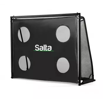 Samostojni nogometni gol Salta 5125 za otroke črn 220x80x170 cm