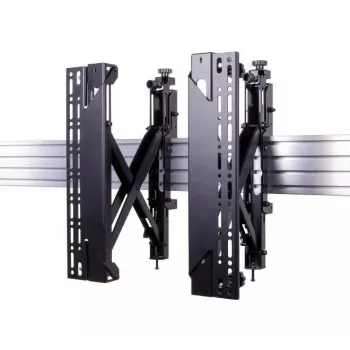 B-TECH montažne tirnice -50kg VESA 400/za BT8390/2 kosa/nastavljive (BT8390-VESA400MAP/B V2)