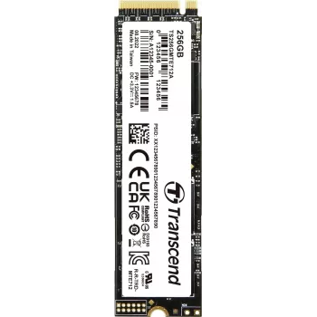 Transcend MTE712A - SSD - šifriran - 256 GB - notranji - M.2 2280 (dvostranski) - PCIe 4.0 x4 (NVMe) - 256-bitni AES - samokriptirni pogon (SED), TCG Opal Encryption 2.0 (TS256
