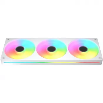 COUGAR Unity360-FB 360mm eno-okvirni ARGB PWM obrnjen ventilator, 120mm x3, 700–1600 RPM, FDB, bel