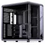 Ohišje PC Jonsplus BO400CG Midi-Tower ATX s stransko ploščo iz kaljenega stekla, gunmetal siva