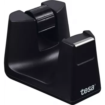 Namizni odvijalnik traku Tesa 53905-00000-01 za zvitke širine 1,9 cm, ABS, črno-prozoren