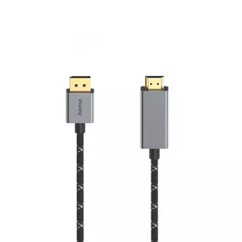Video kabel adapter Hama 00200506 1,5 m DisplayPort na HDMI črn