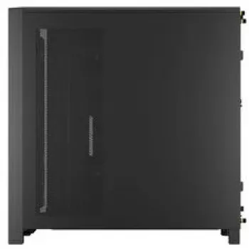CORSAIR Mid-Tower ohišje za PC FRAME 4000D RS Wood — črno/oreh
