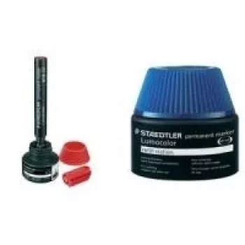 Nalivno črnilo za marker Staedtler Lumocolor 488 50-3, trajno modro, 30 ml