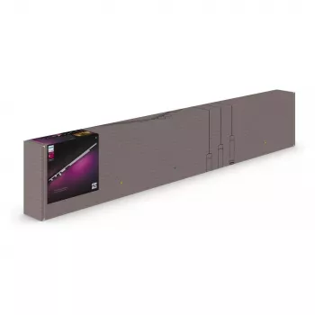 Komplet pametne stropne razsvetljave Philips Hue Perifo raven (3 nastavljive luči, 1 svetlobna palica) Bluetooth, bel, 220–240 V, 24V žarnice