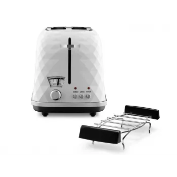 De’Longhi CTJ 2103.W toaster 2 rež 900 W črn, bel