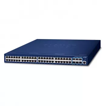 Upravljano stikalo L3 Gigabit Ethernet PLANET SGS-6310-48T6X 48 vrat 1U
