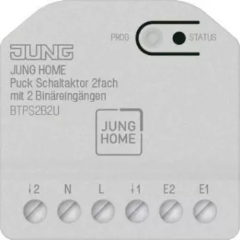 Preklopni aktuator 2-kratni z 2 binarnima vhodoma Jung BT P S2 B2 U (JUNG HOME Puck)