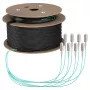 EFB trunk kabel U-DQ(ZN)BH OM3 8G (1x8) SC-SC 140m Dca LSZH