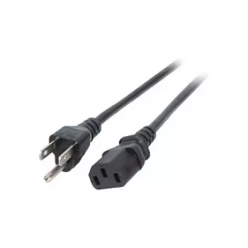 EFB-Elektronik napajalni kabel USA/NEMA 5-15P - C13 180°, črn, 1,8 m, 3SJT AWG14 x 3C proizvajalec: EFB Elektronik (EK462.1,8)