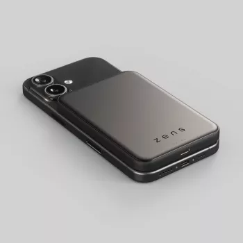 ZENS Pro 2 Semi Solid State Powerbank - magnetna power bank 5000 mAh združljiv z MagSafe in Qi2.2 25W (črna)