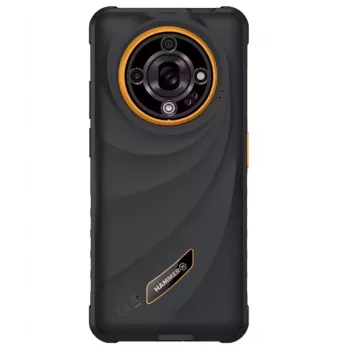 Pametni telefon Hammer Iron 6 5G 6 GB RAM 128 GB, 6,56 inch IPS 1612 x 720, MediaTek Dimensity 6300, 64 MP, 6050 mAh, microSD, Dual SIM, Android 15, oranžen
