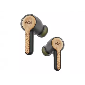 Marley Rebel True ušesne slušalke vgrajen mikrofon, in-ear, brezžične, Signature črne