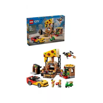 LEGO City 60496 Dostava pice z vozili (494 delov)