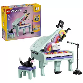 LEGO Creator 3-in-1 31392 Dekorativni klavir z mačko (485 delov)