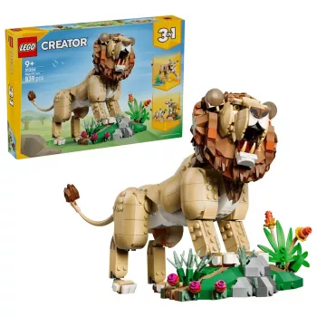 LEGO Creator 3-in-1 31386 Divje živali: Veličastni lev (839 delov)