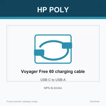 HP Poly Voyager Free 60 kabel za polnjenje USB-C na USB-A