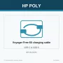 HP Poly Voyager Free 60 kabel za polnjenje USB-C na USB-A