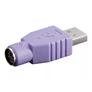 Microconnect USBA-M/PS2-F kabel adapter vijoličen