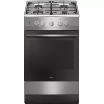 Štedilnik Amica, 57GGH4.23ZPF Xx, plin, ekstrudat, nerjavno jeklo, 50 cm
