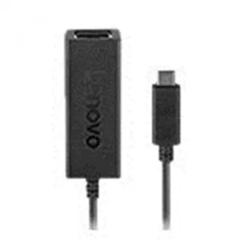 Lenovo 4X90S91831 adapter USB-C na ethernet, črn