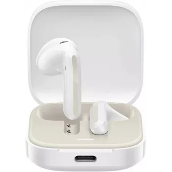 Xiaomi Redmi Buds 6 Active BHR8391GL prave brezžične ušesne slušalke, Bluetooth 5.4, IPX4, doseg do 10 m, bele