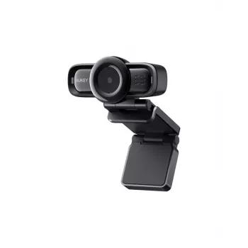 Aukey PC-LM3 Stream Series samodejno ostrenje Full HD spletna kamera s 1/3-CMOS senzorjem črna