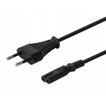 Napajalni kabel osmica 2pin 1,2m, paket 10 kosov CL-97