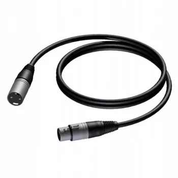 Procab kabel XLR moški na XLR ženski, 1,5 m — simetrični mikrofonni/avdio kabel