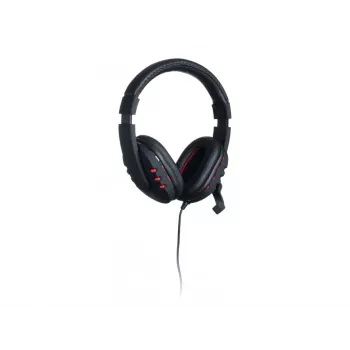 Connect IT GH1000 slušalke z žico naglavni trak igranje iger črne