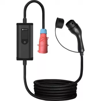 DEFENZO ToGo AC7 DEF1020 mobilni polnilnik za električna vozila, tip 2, 7 kW, 32 A, 5 m, IP65, črn