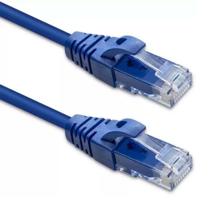 Patch kabel QOLTEC 54534 2xRJ45 UTP CAT6, 5m, črn