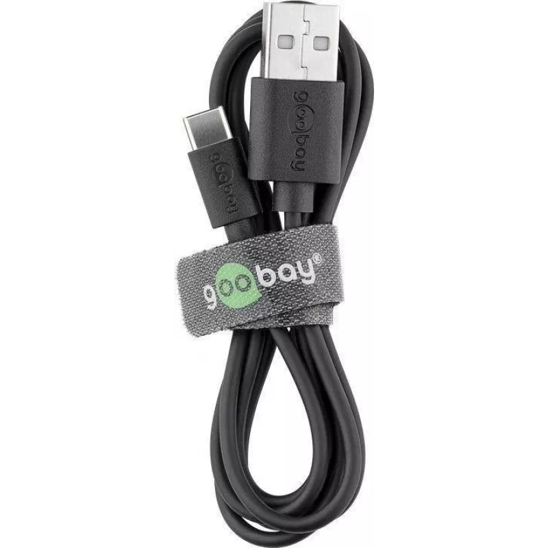 Goobay 45735 USB kabel črn