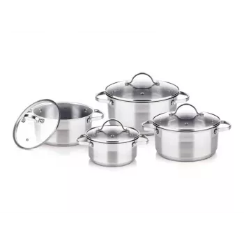 Lamart LTSSSET8 set posode, 8-delni, nerjavno jeklo