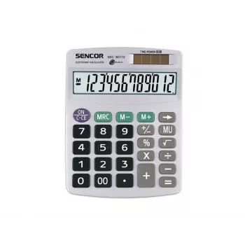 Kalkulator SEC 367/12 namizni, 12-mestni digitalni LCD