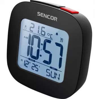 Sencor SDC 1200 B ura z budilko, črna
