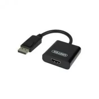 Unitek Y-5118DA DisplayPort-na-HDMI adapter moški/ženski, 0,1 m, Full HD 1920x1200, črn