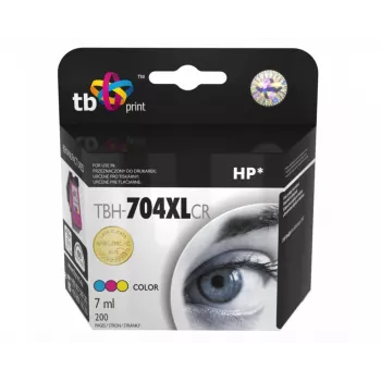 Tinta HP DJ IA 2060 barvna obnovljena XL TBH-704XLCR (HP št. 704 CN693AE)