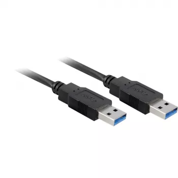 Wentronic Goobay kabel USB 3.0 SuperSpeed, črn, 3 m – vtič USB 3.0 (tip A) > vtič USB 3.0 (tip A) (93929)