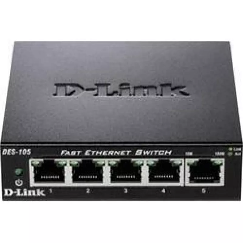 D-Link DES-105 Unmanaged L2 črn