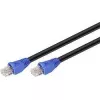 Goobay 94393 ethernet patch kabel črn